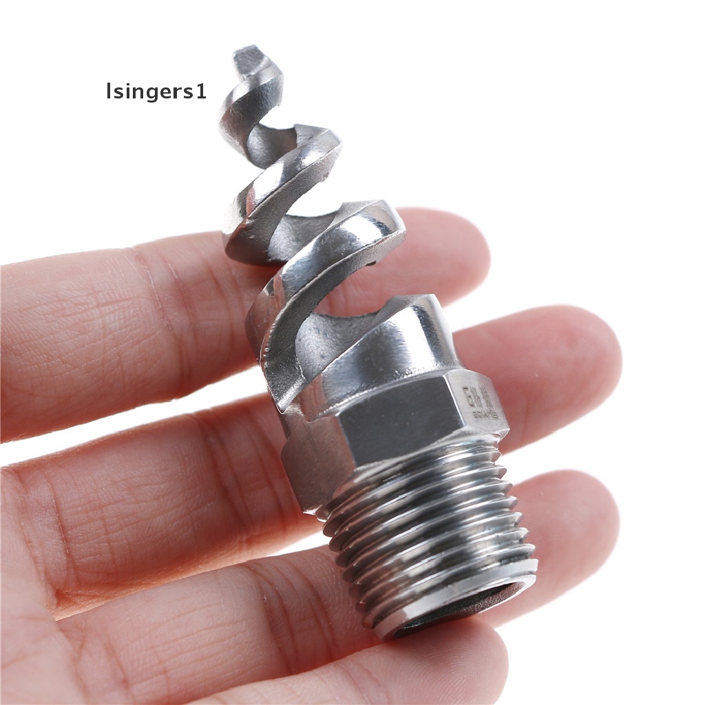 (lsingers1) Kepala nozzle spray spiral 1 / 2 &quot;1&quot; Bahan Stainless steel