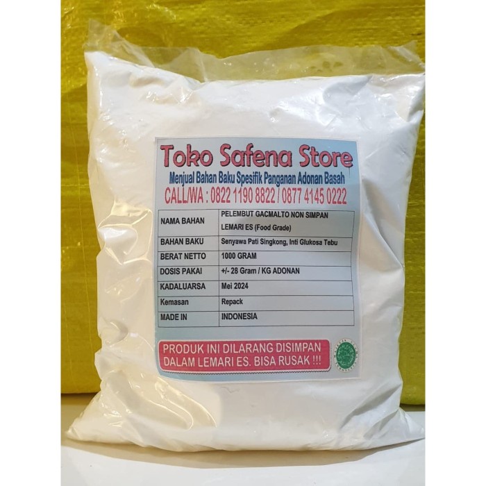 

BISA COD Gacmalto tepung pelembut adonan makanan basah kering