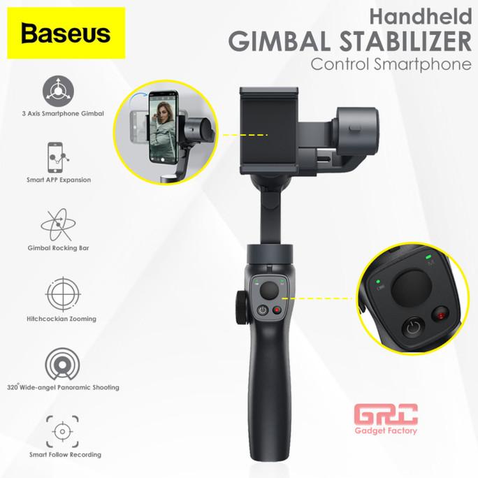Stabilizer Camera 3 Axis BASEUS Handheld Gimbal Kamera Selfie Video