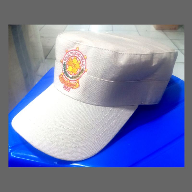 topi komando pol pp golongan 2 cream