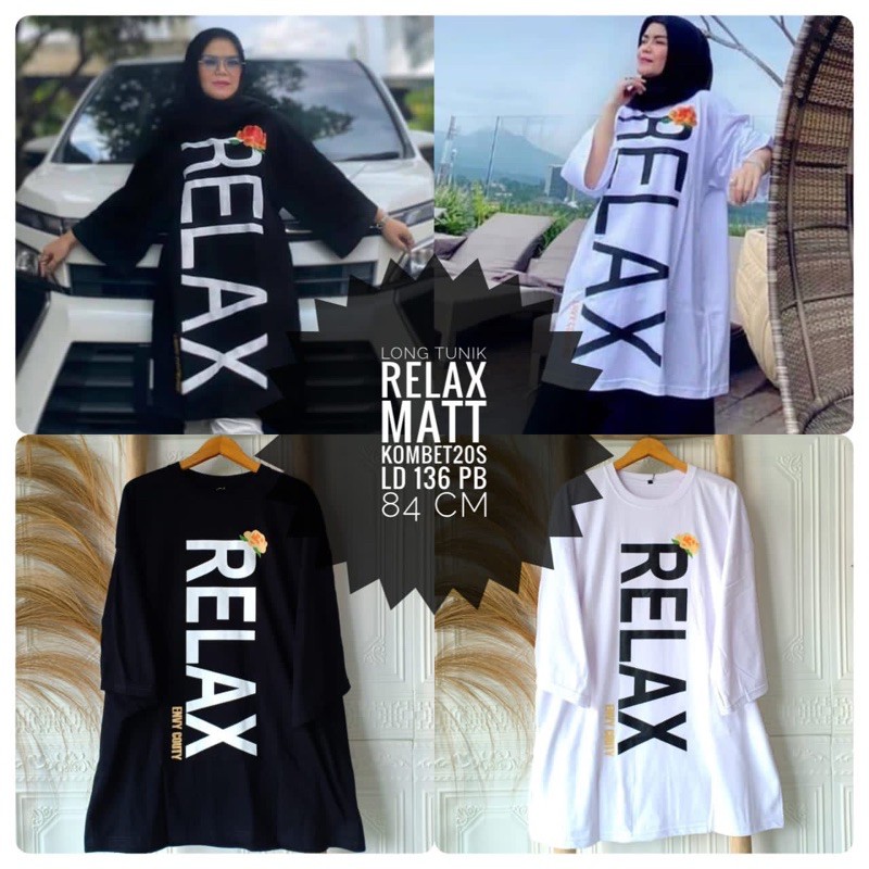 Long Tunik RELAX  model Terbaru Ready 2warna By jevanni