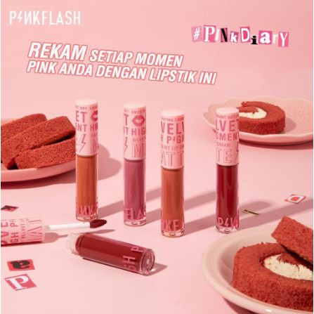 Pinkflash Lipcream Silky Velvet Matte Pinkflash Lip Cream Pinkflash Lipstik Pinkflash Lipstick Pinkflash Lip Velvet Pinkflash Lipstick Pink Flash