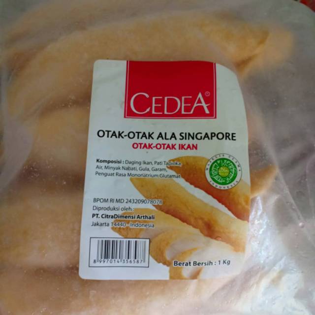 

Otak otak singapore cedea 1kg