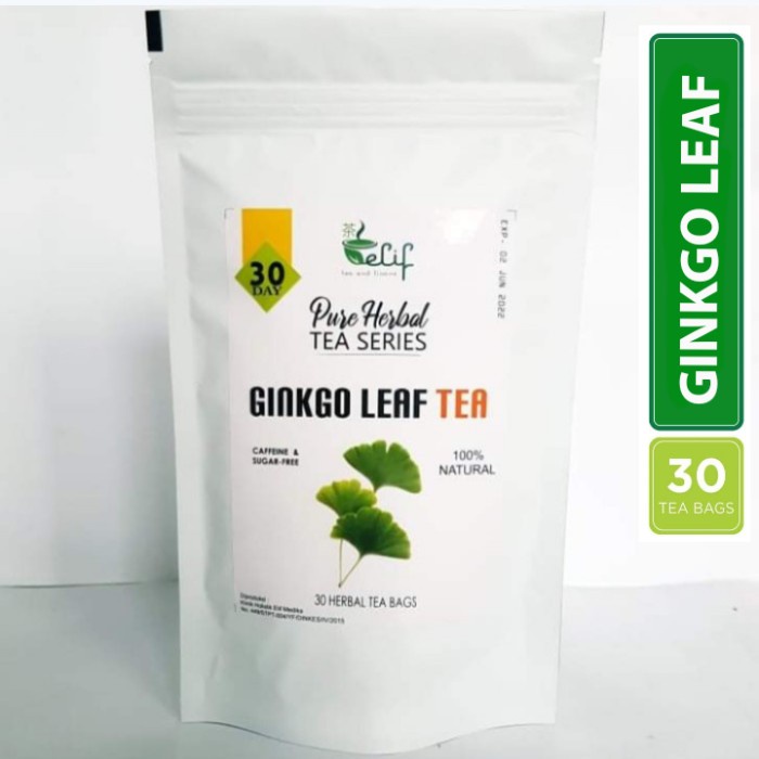 

B0621D Ginkgo Leaf Tea : Ginkgo Biloba Leaf Tea (30 Tea Bag) 054