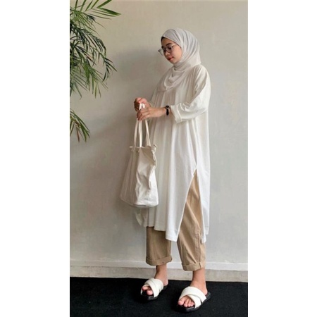 BASIC LONG TUNIK TERBARU KATUN TOYOBO PREMIUM