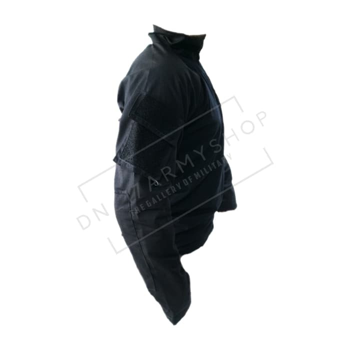 combat shirt/kaos bdu hitam/taktikal shirt - M