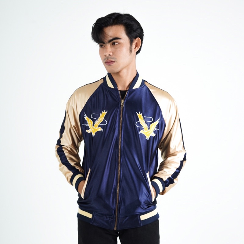 JAKET SUKAJAN MURAYAMA High and low anime full Bordir