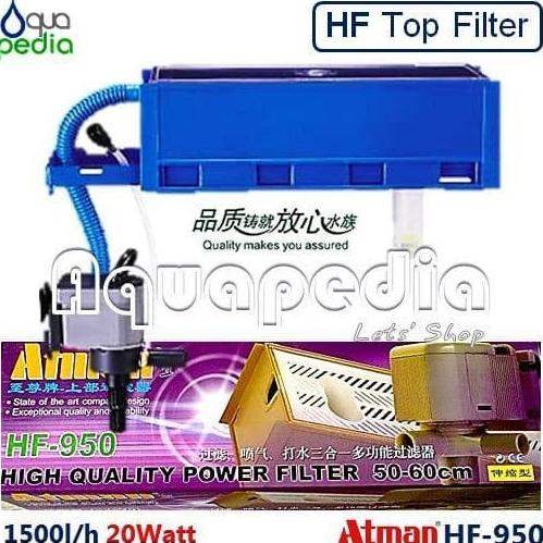 Atman HF950 Filter Atas Aquarium Top Filter