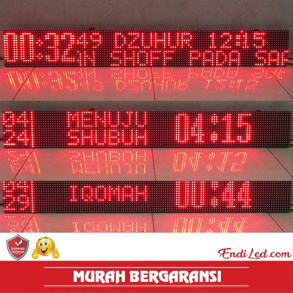 Jam jadwal sholat  masjid otomatis seting android