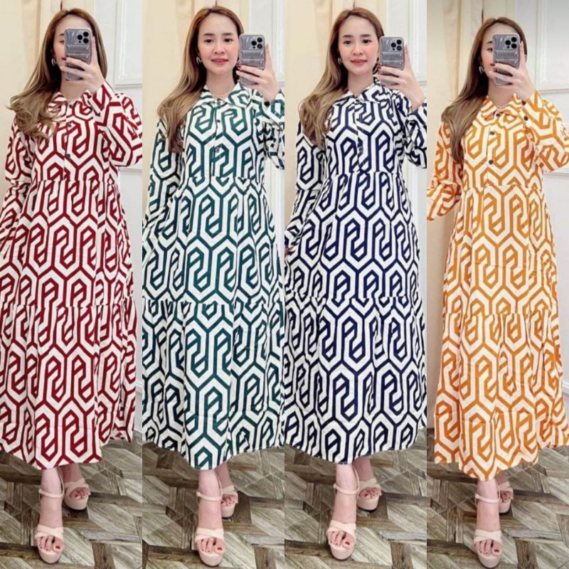 Dress midi citra kirana zahra rayon armor