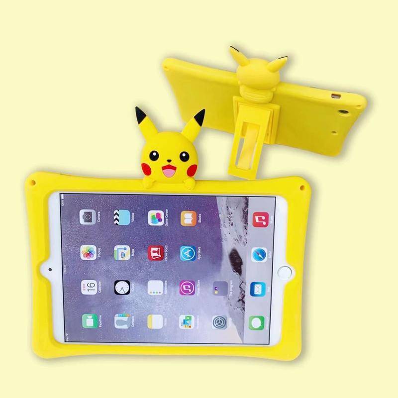 Stand Case Bahan Silikon Untuk Ipad Mini 1 / 2 / 3 / 4 / 5 Tablet 5 / 6 / Pro / Air3