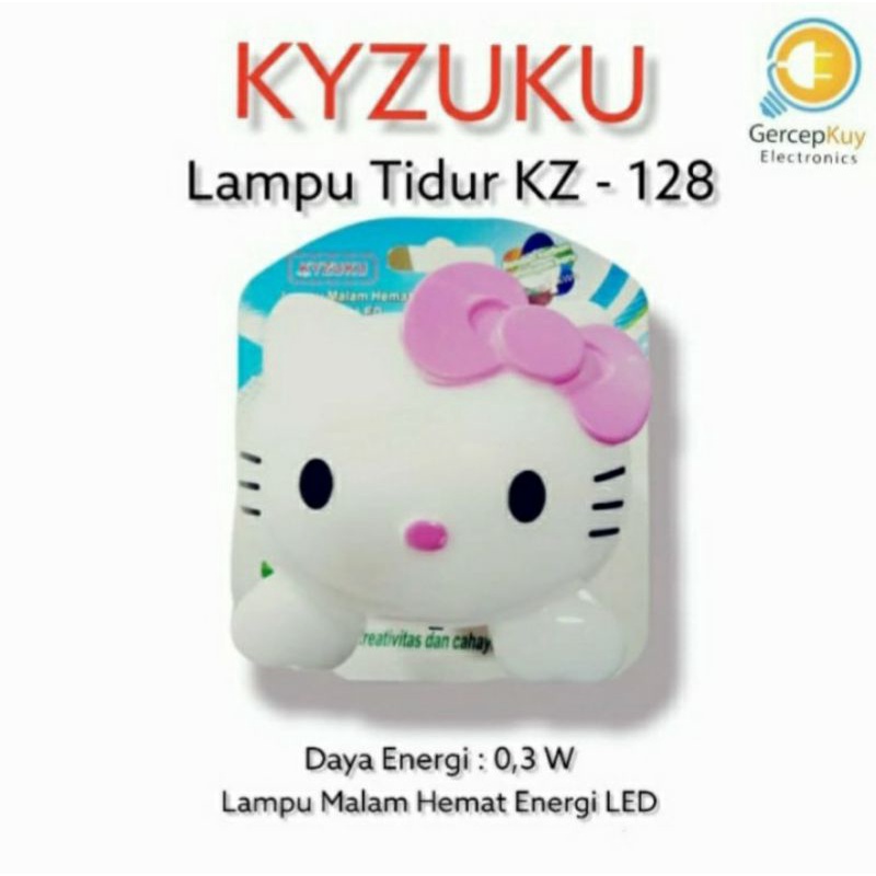 Lampu Tidur KZ - 128 / Lampu Tidur Led Karakter / Hello Kitty