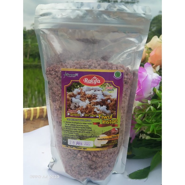 Tiwul Ubi Ungu Instan Makanan Khas Jogja