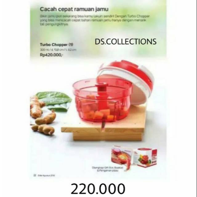 Turbo Chopper tupperware