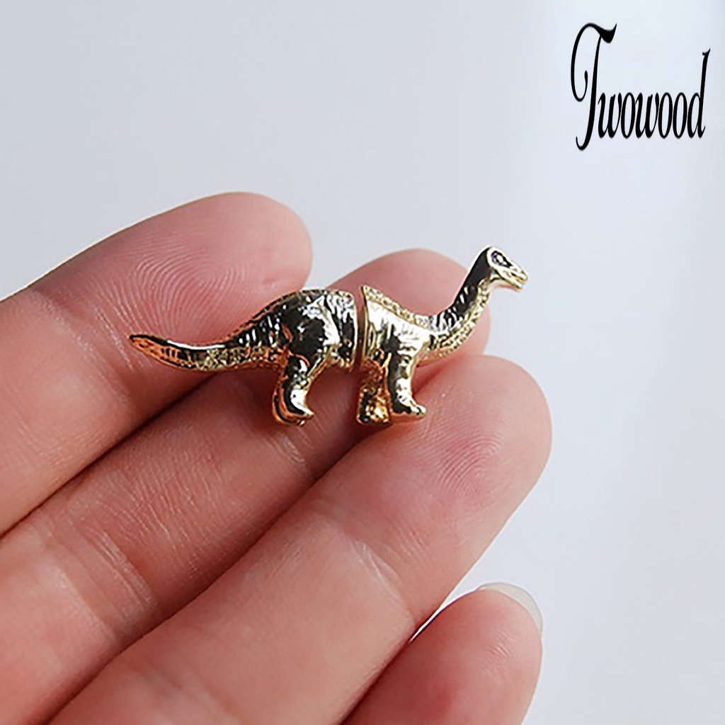 Anting Desain Dinosaurus Bahan Alloy Untuk Pria Dan Wanita