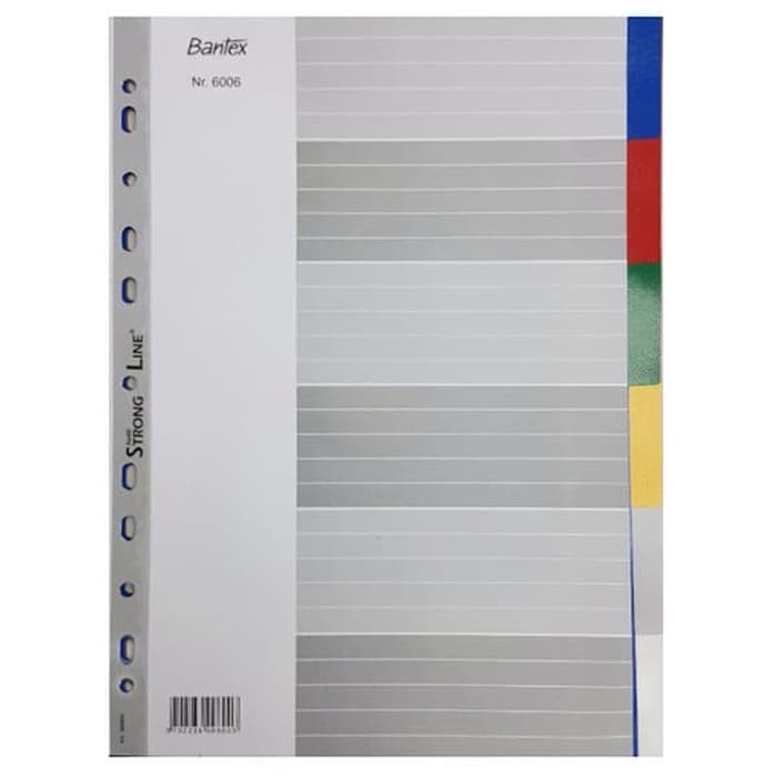 

Divider Bantex 6006 - 6 Warna