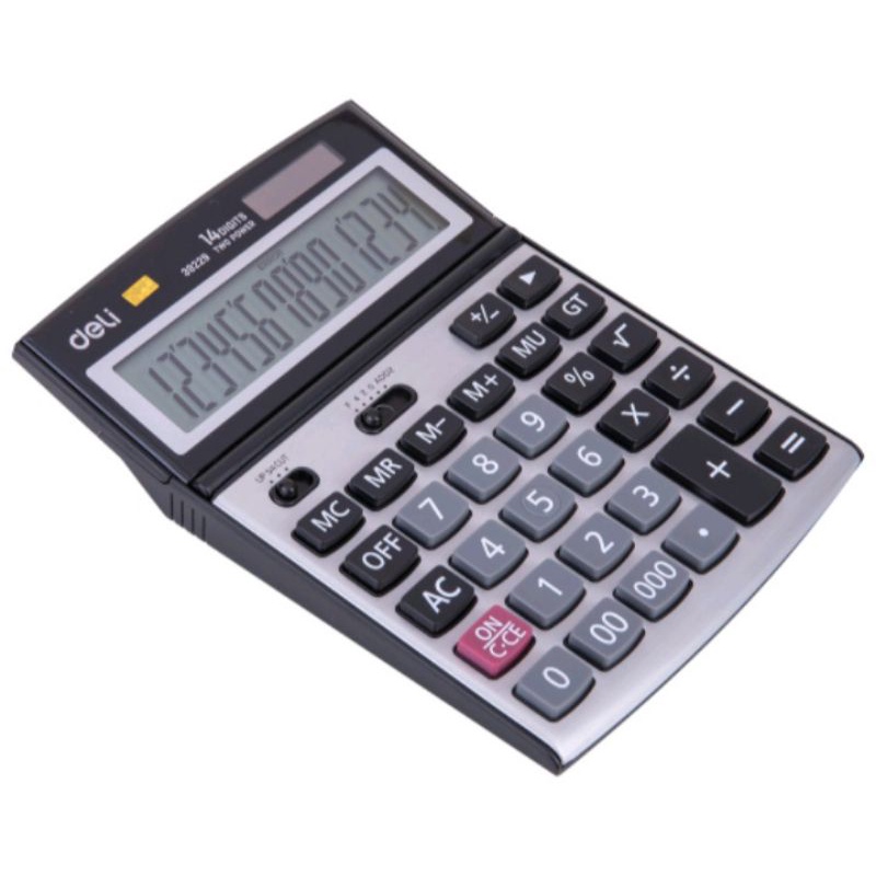 

Deli Dual Power Calculator Kalkulator E39229