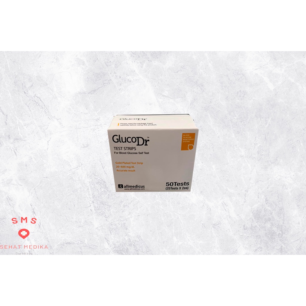 STRIP GLUCO DR / STRIP ALAT CEK GULA DARAH GLUCO DR