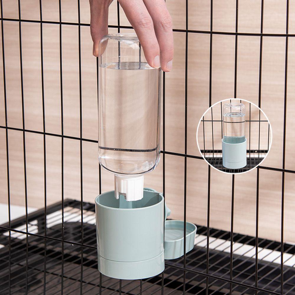 Solighter Tempat Makan Hewan Peliharaan Otomatis Untuk Kandang Peti Kucing Dispenser Bowl Rabbit Cage Hanging Bowl