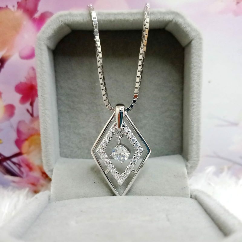 kalung xuping itali kaca liontin / kalung itali dewasa