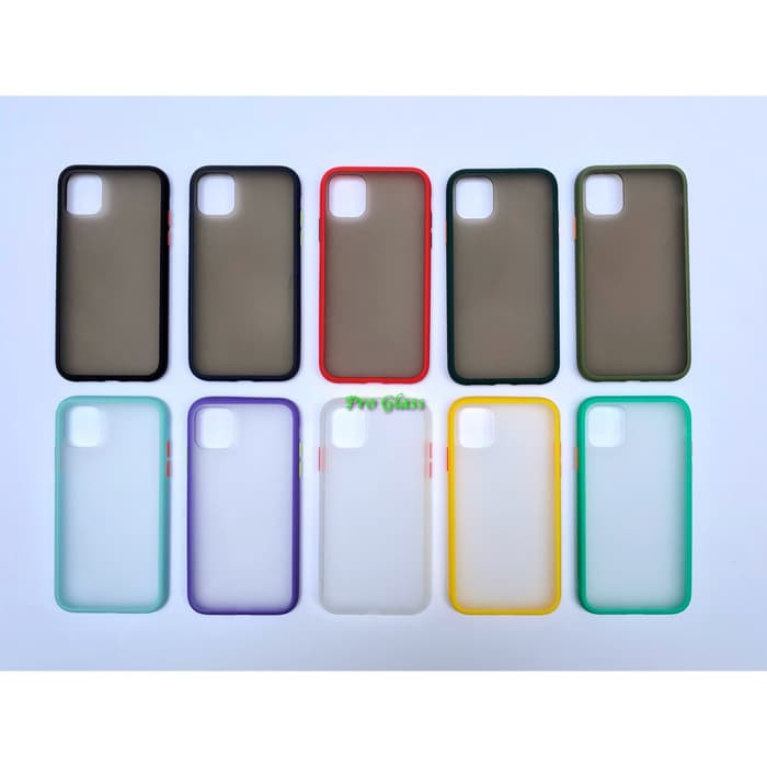 C117 Iphone 11 / 11 PRO / 11 PRO MAX Premium Matte Acrylic Silicone Hybrid Case