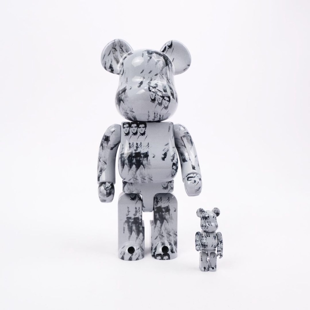 Bearbrick Warhol Elvis Presley Set