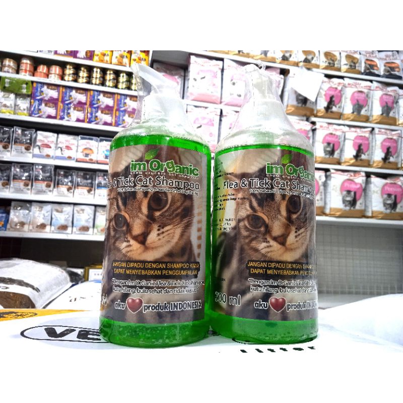 Shampo im orgacnic flea &amp; tick cat 500ml