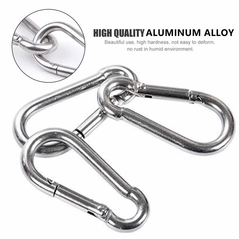 Outdoor Camping Mini Alloy Spring Carabiner / Snap Hook Carabiner Clip Keychain / Camping Climbing Equipment Tools