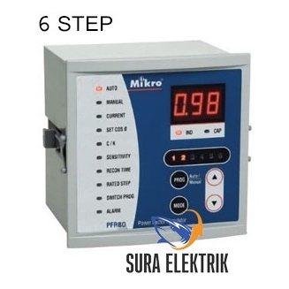 Power Factor Regulator 6 Steps Mikro