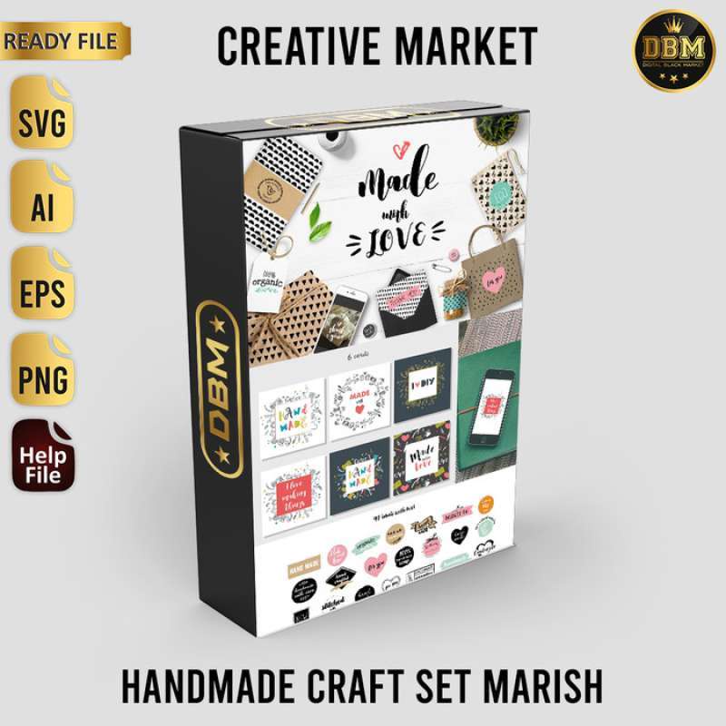 Handmade Craft Set Marish - Vector Designs