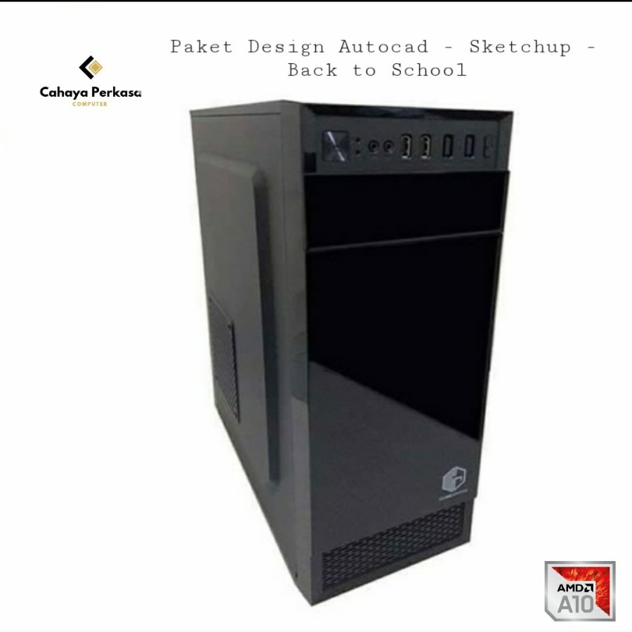 CPU | Komputer | PC Rakitan | PC Deskop | PC Rakitan Amd A10-9700 - VGA Radeon R7 Graphics - Ram 8GB