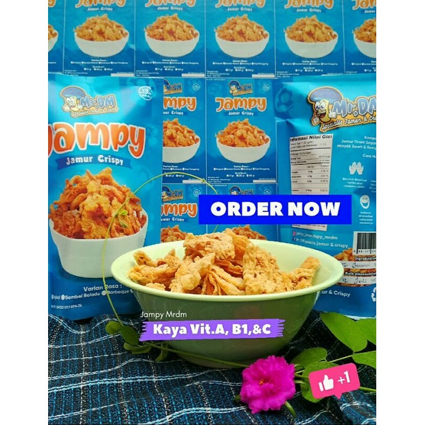 

jampy, jamur crispy, jamur kress, keripik jamur