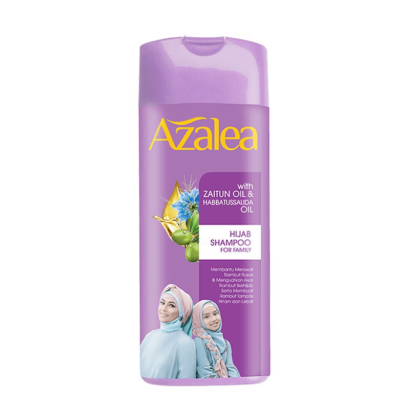 Azalea Shampoo with Zaitun Oil &amp; Habbatussauda 180ml