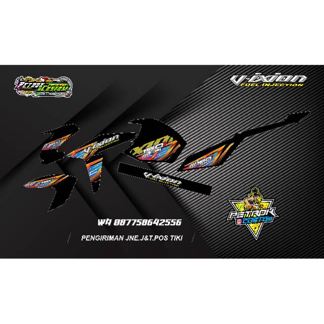 Striping Vixion New Fz150i Mothai