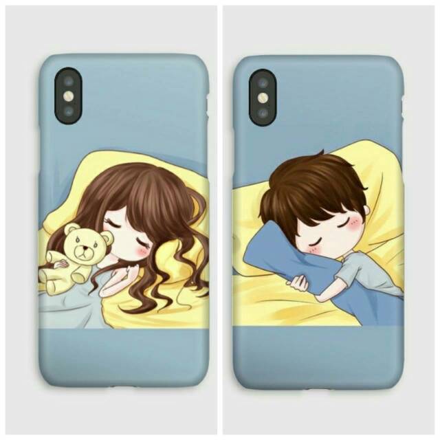 COUPLE CUSTOM CASE HP HARGA PERCASE OPPO REALME 3 3PRO A5S