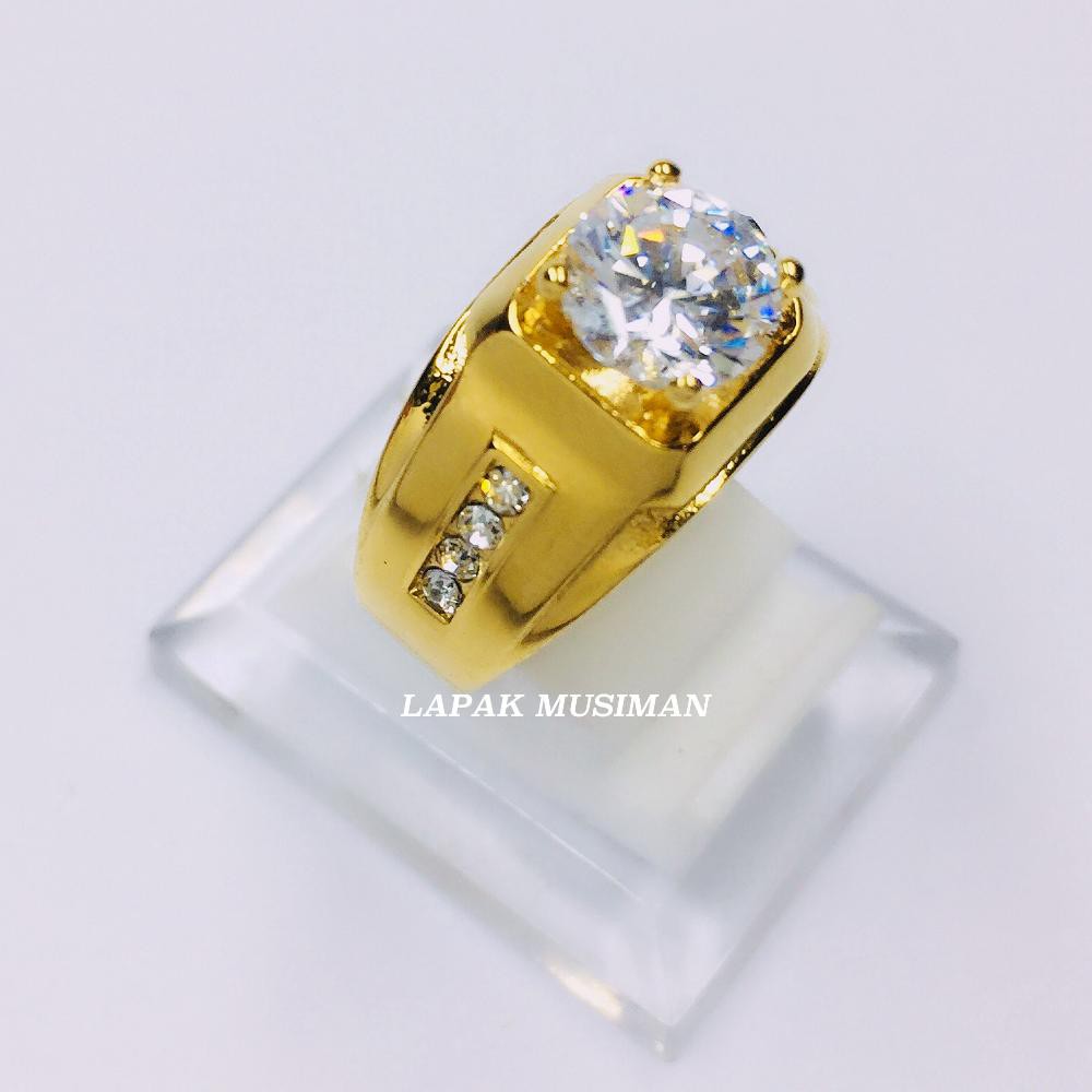 [Bayar di Tempat] CINCIN SUPER MEWAH AMERICAN DIAMOND - LIMITED STOCK - KODE 06