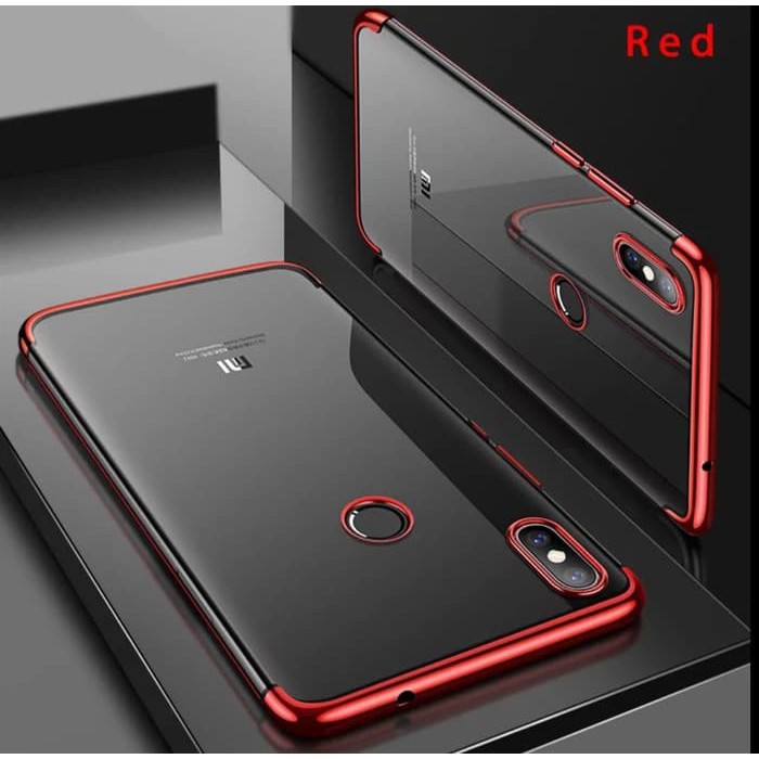 Cafele Original Case Xiaomi Mi8 Mi 8 Tpu Luxury Half Plating Casing