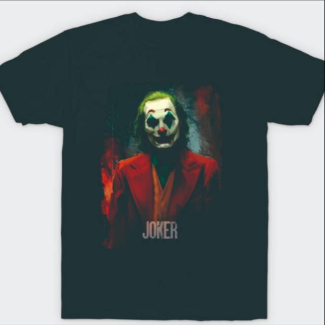 KAOS JOKER CLOWN FLAT FACE COMBED 30S BAJU TSHIRT