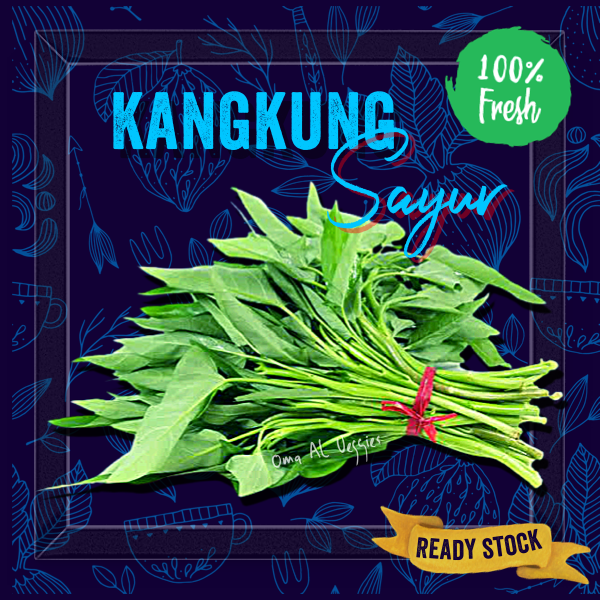 

SAYUR KANGKUNG / WATER SPINACH Per IKAT ±200 Gr SAYURAN SEGAR