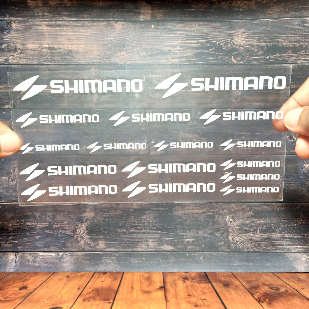 Cutting Stiker Shimano Variasi Sepeda Sticker Frame Aksesoris Body Style Lipat Keren Decal Striping Bike Road Fixie Mtb Balap Timbul Universal Murah Reflective Nyala Tahan Air Bodi Hologram Batang Gunung Anak Sepedah Kustom Modif