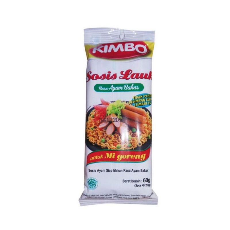 

KIMBO Sosis Lauk Mi Ayam Bakar 60 g