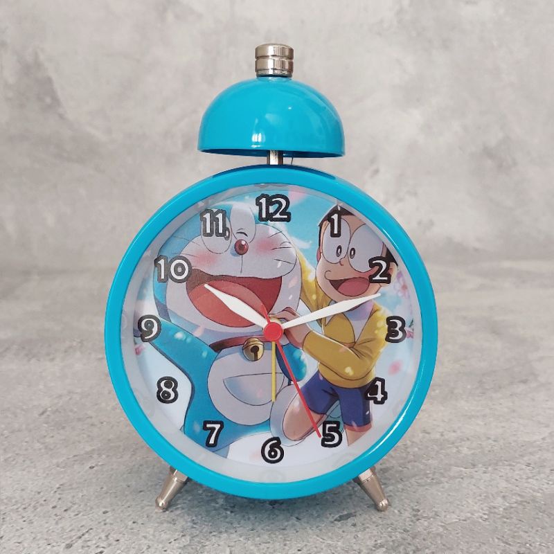 Jam Weker Kring Alarm Besi Karakter Doraemon Jam Beker Besar Besi Doraemon Alarm