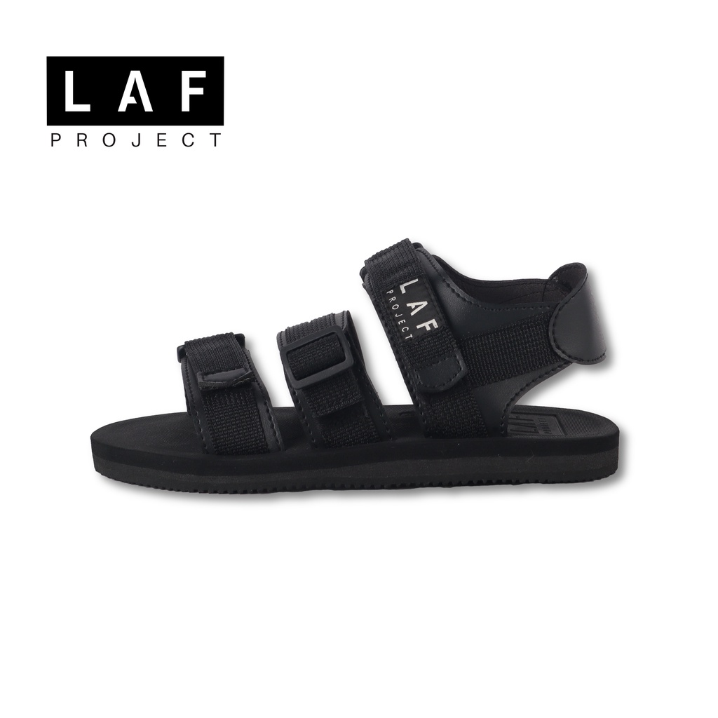 Sandal Gunung Pria Wanita Casual Full Black LAF Project Jack V.1-1