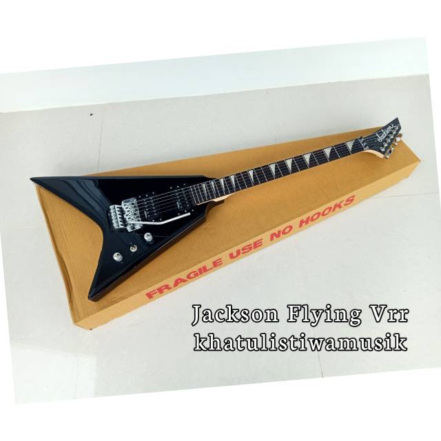 Gitar Jackson Flying V RR pickup Gnb Korea new mantap