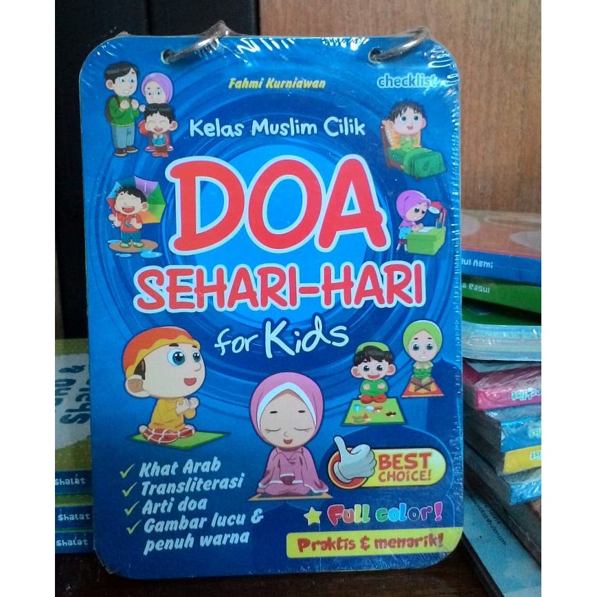 Buku Anak muslim Doa Sehari Hari for Kids Full color