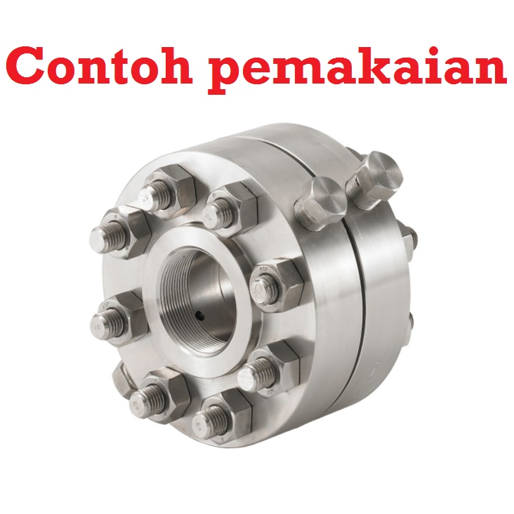 [HAEBOT] Mur Hex Metrik Lock Nut M3 M4 M5 M6 M8 DIN934 Stainless Steel SS Pengunci