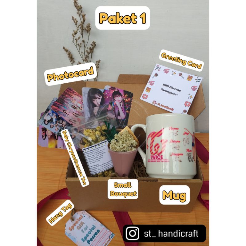 Hampers Kpop / Hampers Wisuda / Hampers Anime / Kado Ultah / Mug Kpop (Paket 1)