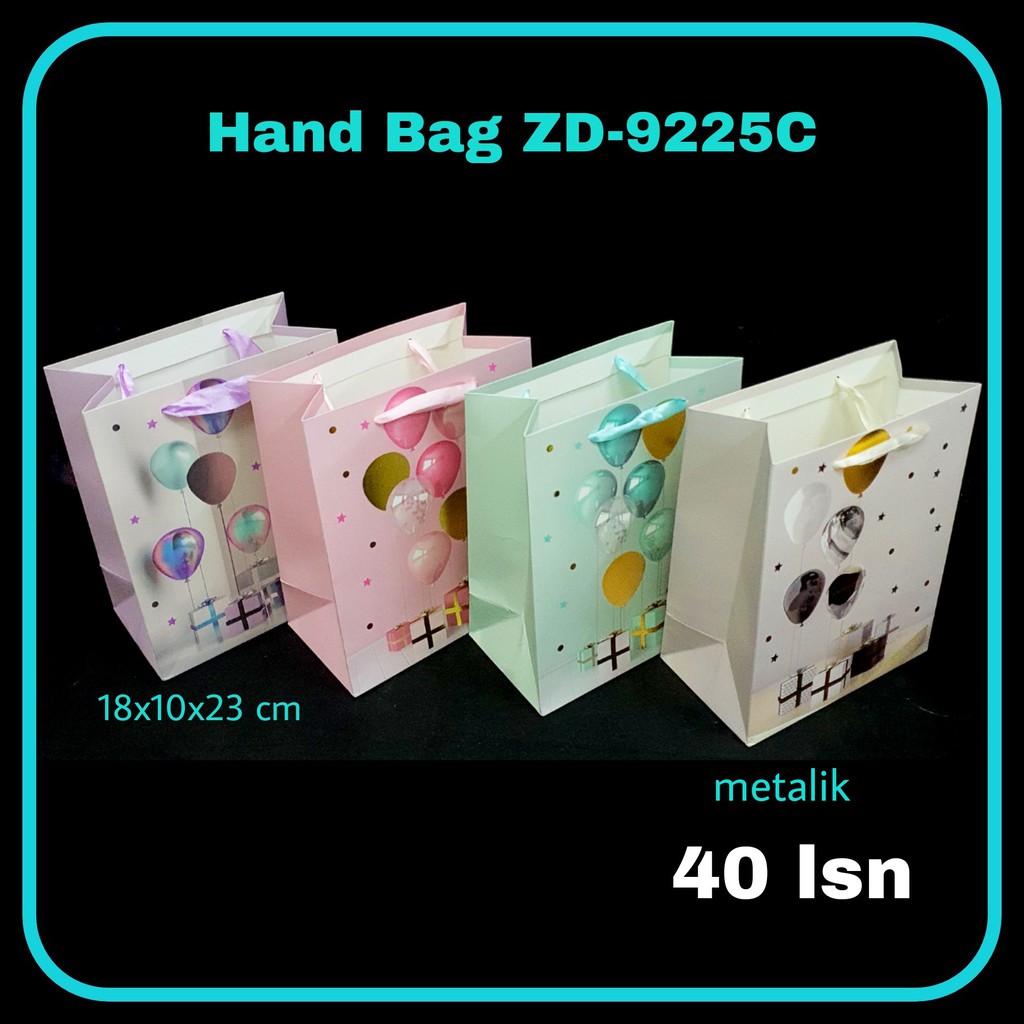

ILP Hand Bag Kertas ZD9225C / Goodie Bag / Tas Serbaguna / Tas Tenteng