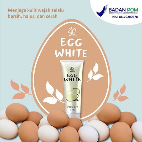 HANASUI / SYB MASKER TELUR ORIGINAL/ VIP EGG WHITE MASK SYB - BPOM HANASUI/ COCOTTEE EGG MASK