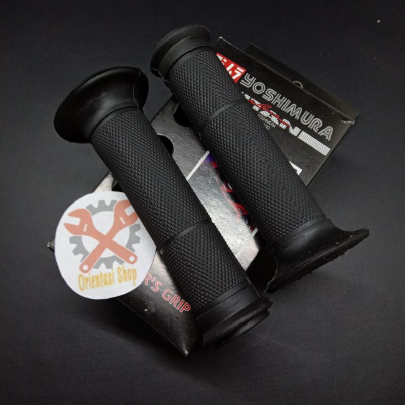 grip Yoshimura handgrip Yoshimura karet empuk universal Honda Yamaha Suzuki Kawasaki